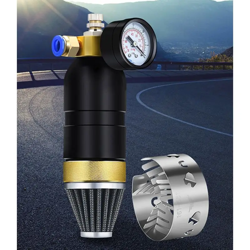Automobile Pressure Booster Pump Turbocharger Auto Turbofan Fuel Saver Car Retrofit Accessories Universal | Автомобили и