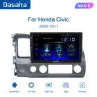 Автомагнитола 1din на Android 10, мультимедийный проигрыватель для Honda Civic 2009, 2010, 2011, GPS, навигация, GPS, Раздельный экран, 2 din, стерео