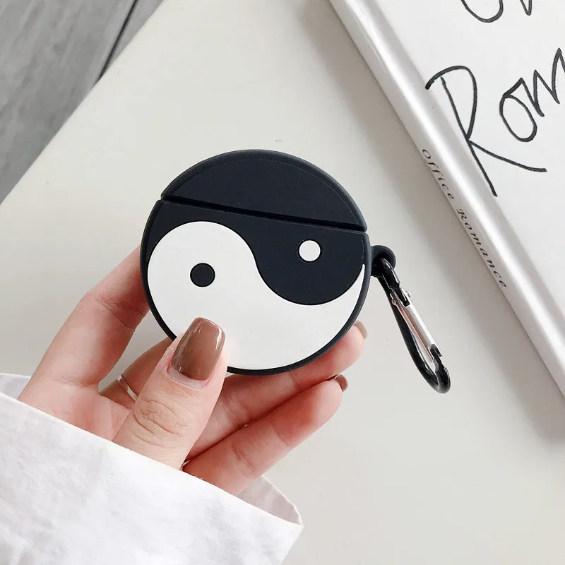 Китайский Тай Чи шаблон Силиконовый чехол для Apple Airpods Древние Традиционные