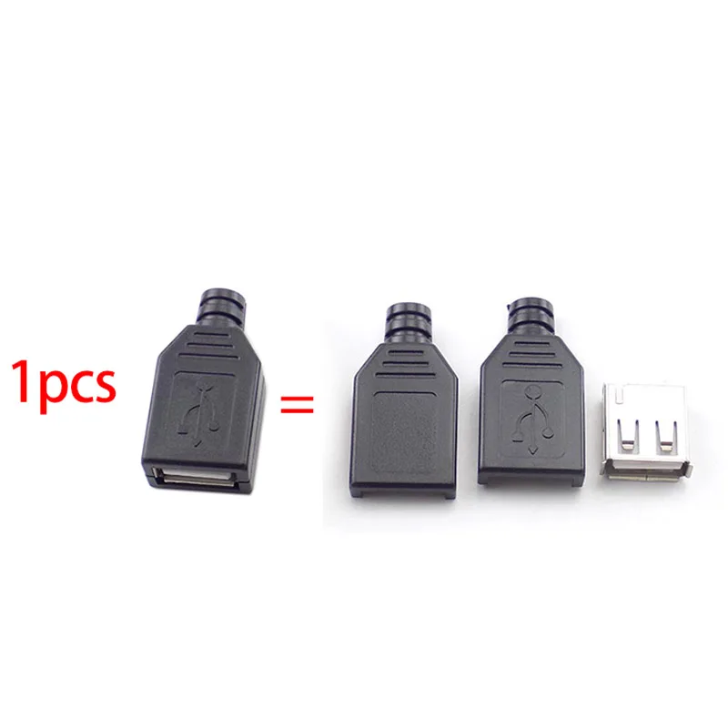 4-контактный разъем Micro USB 2 0 гнездовой/гнездовой головной кабель для DIY шнур