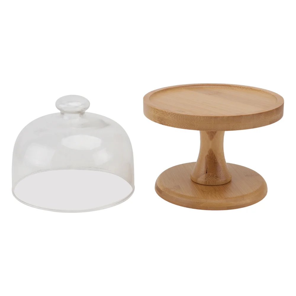 

1 Set Party Cake Display Stand Food Cover Dessert Cake Plate Dust-proof Cover