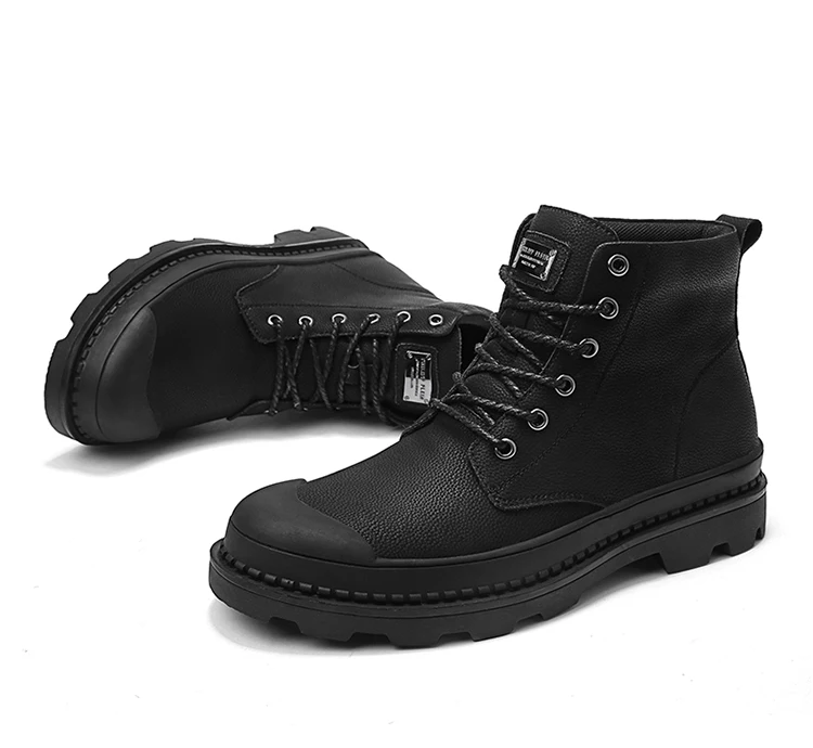 Bota Masculina Rushed Bont botas hombre Heren Laarzen Winter Warme зимние сапоги Mannen Werken Schoenen Schoeisel Mode резиновые