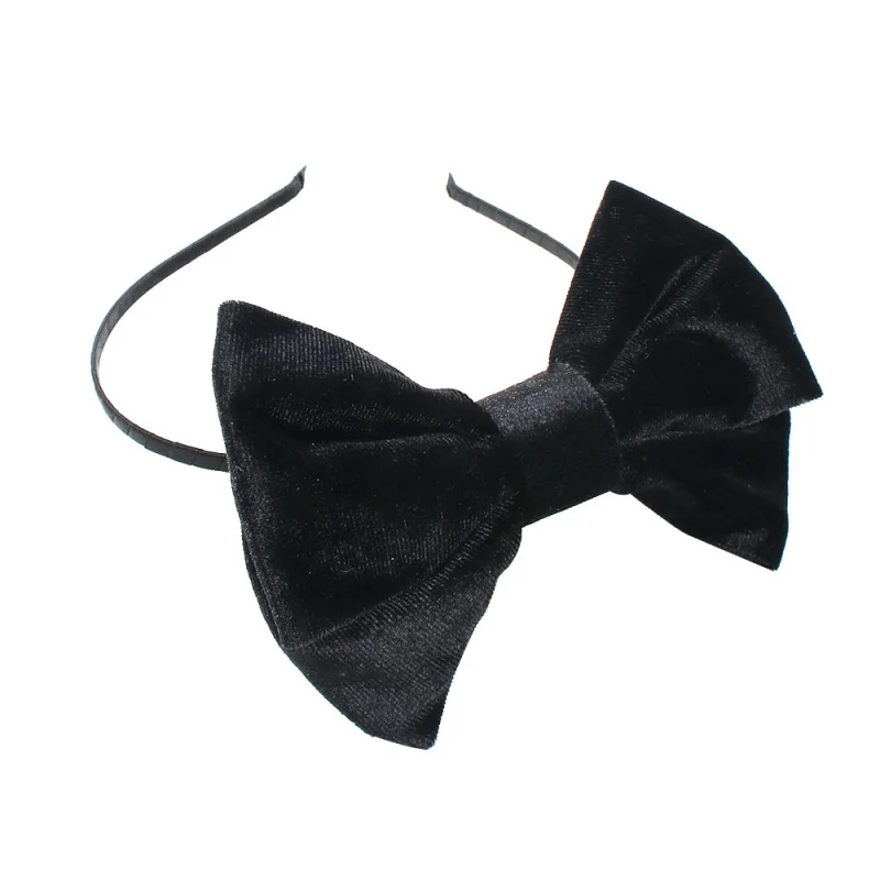 Бархатная ZA повязка на голову с бантом для женщин и девочек модная ювелирное