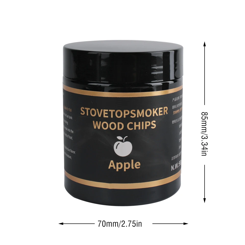 Деревянные чипсы для приготовления пищи яблоко вишня орех опилки 80 г деревянные