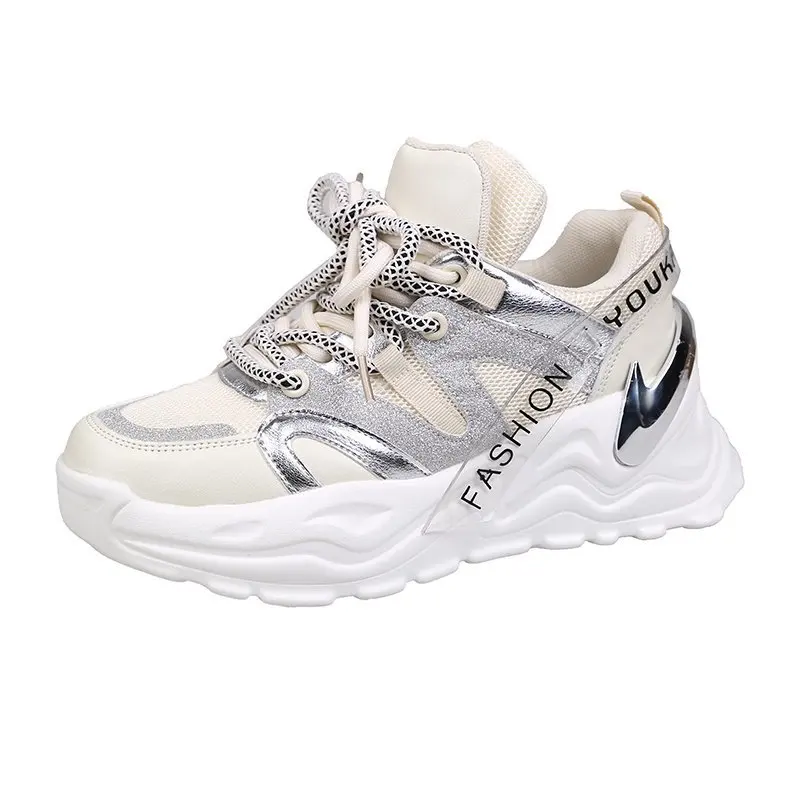 

Spring Chunky Sneakers 2021 Fashion Women Casual Sport Shoes Designer Female Traniners Platform Sneakers Breathable Summer Shoes