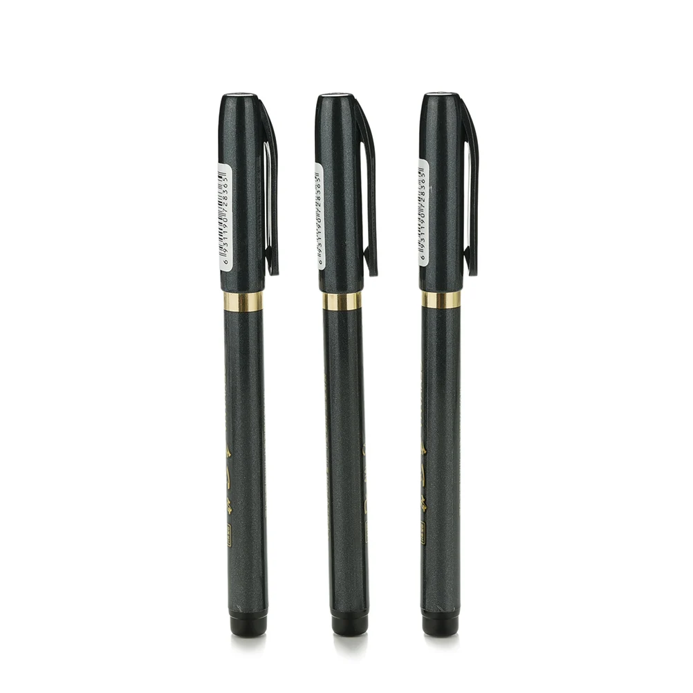 1PC Brush and Fine Point Fineliner Penmanship Calligraphy Pen Refillable Pigment Ink Marker Sketch Drawing | Канцтовары для офиса