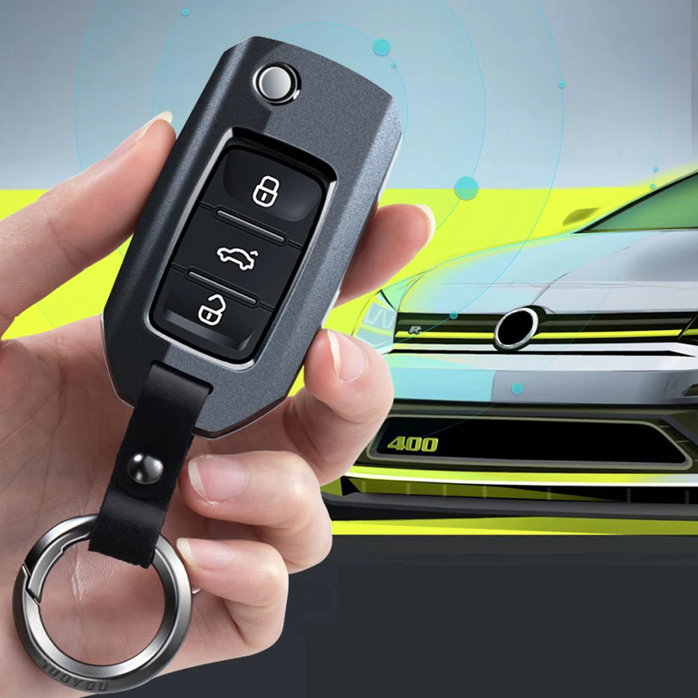 

High Quality 3 Buttons Car key fob cover case protect For VW Volkwagen Polo Bora Tiguan Passat Golf 6 Lavida Car styling