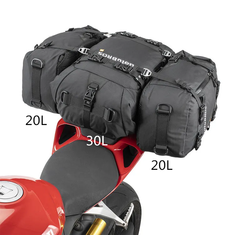 

Waterproof Motorcycle Rear Seat Bag Moto Long-Distance Driving Journey Luggage Bag Motocross Backpack Saddle Bag 10L 20L 30L