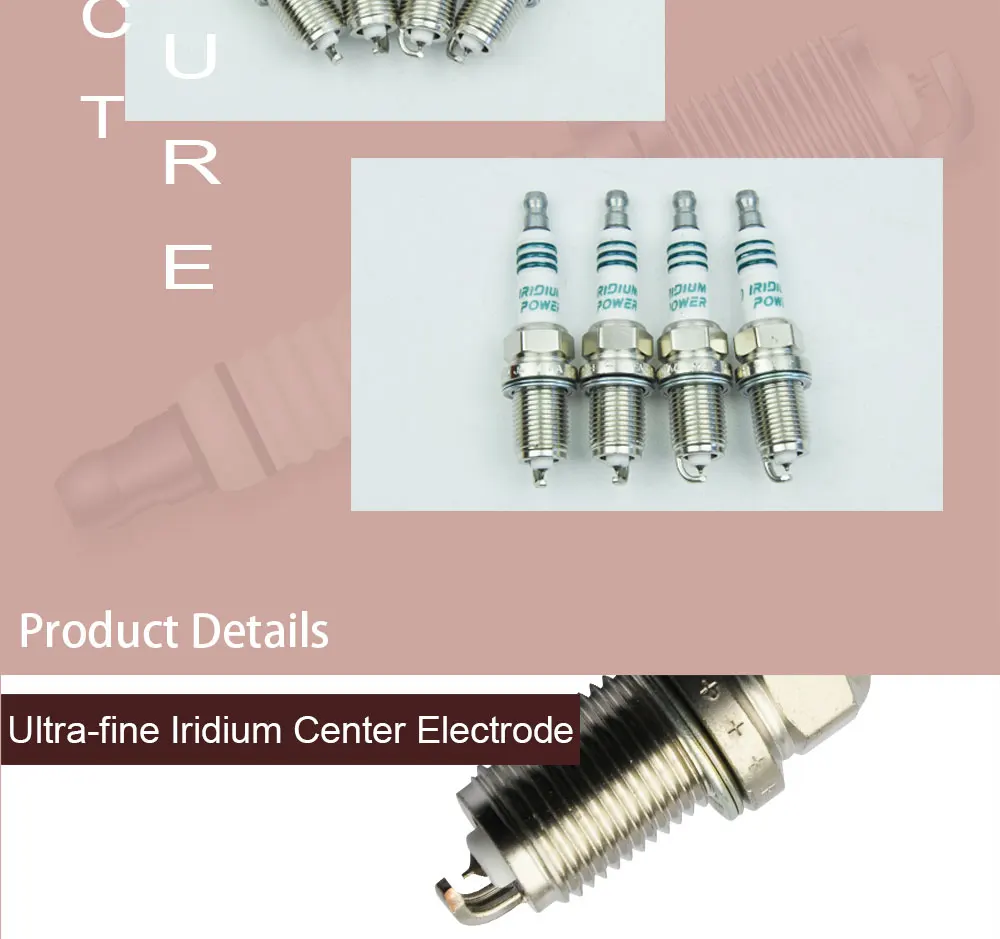4x IK20 5304 автомобильные лампы в форме свечи Iridium Power зажигания для Toyota Гоночный