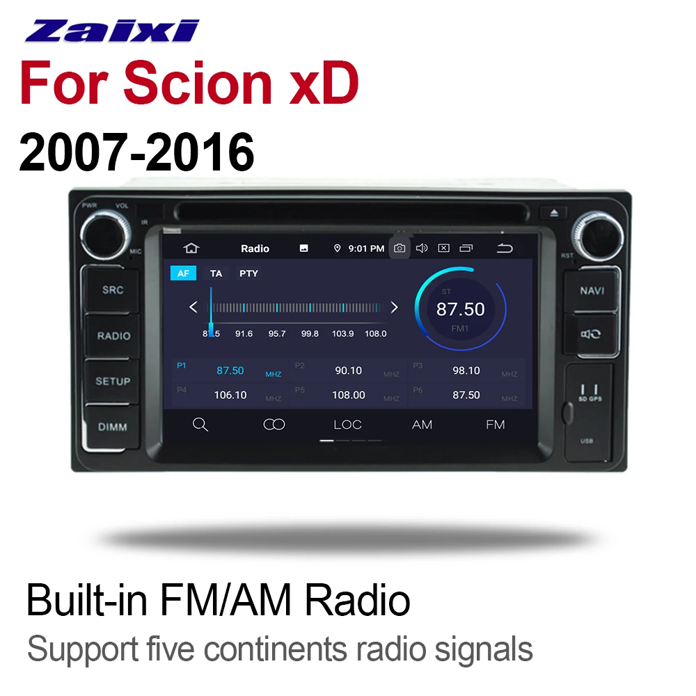 Автомобильные аксессуары для Scion xD 2007 ~ 2016 GPS Android навигация DVD мультимедийный