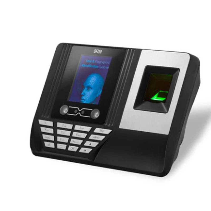 

DF310 Face Recognition Attendance Fingerprint Punch Card Face Recognition Sign Machine Brush Face To Work Punch 2.8 Inch Screen