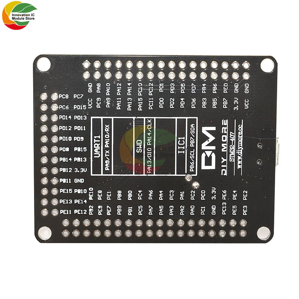 

STM32F4 Discovery STM32F407VGT6 ARM Cortex-M4 32bit MCU Core Development Board SPI I2C IIC UART ISC SDIO Interface Module