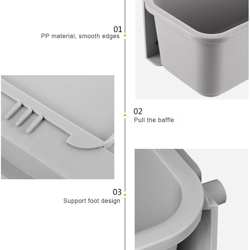 

Wall-mounted Drawer Storage Rack Shelf For Kitchen Organizer And Container Bathroom Accessories Cabinet Organizer FPing