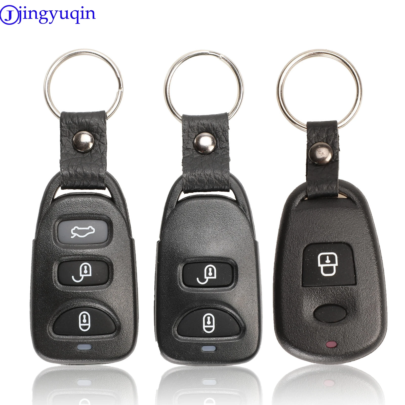 Jingyuqin для Hyundai Elantra Sonata Santa Kia Carens Замена 2 + 1 3 кнопки дистанционного ключа оболочки