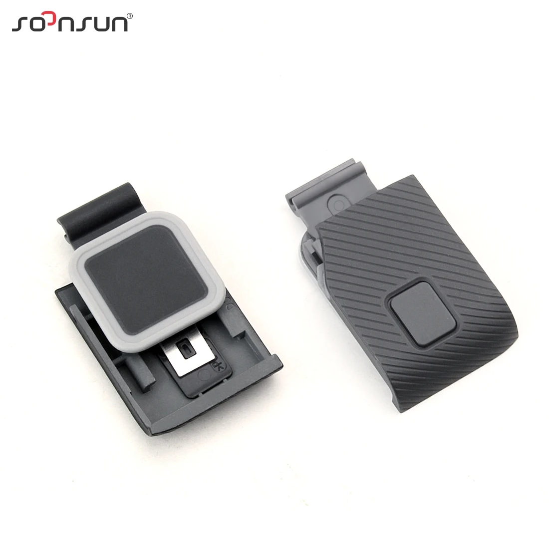 SOONSUN Защитный Объектив Замена боковой двери запчасти USB-C Mini HDMI порт боковая крышка для GoPro HERO 7 6 5 Черная Камера
