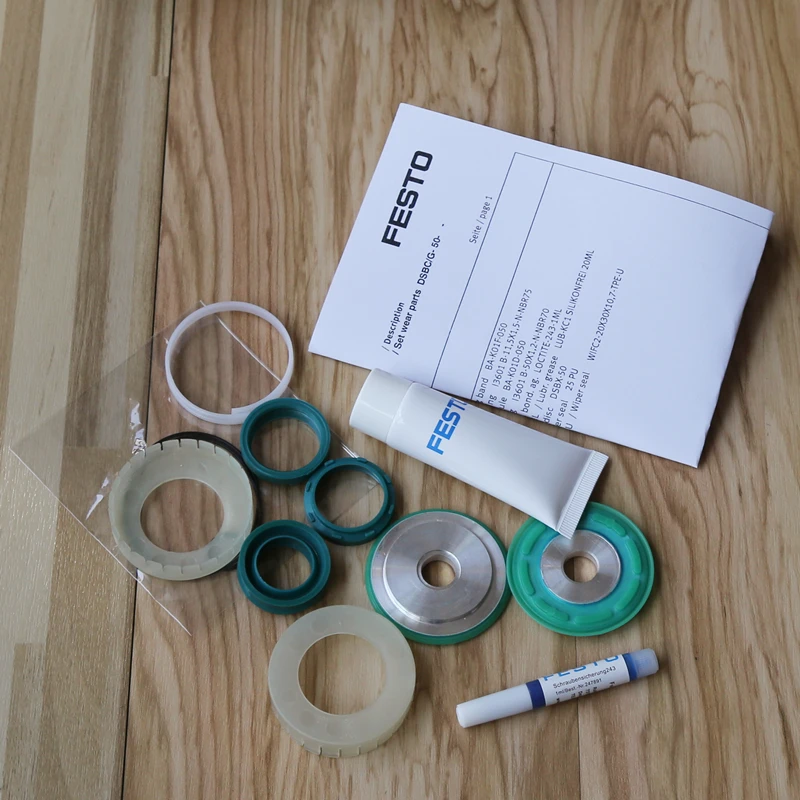 

festo pneumatic DSBC / G-50-Mat.-Nr .: 753090 Cylinder Seal Repair Kit Wear out part set/Set wear parts/Set of wearing parts