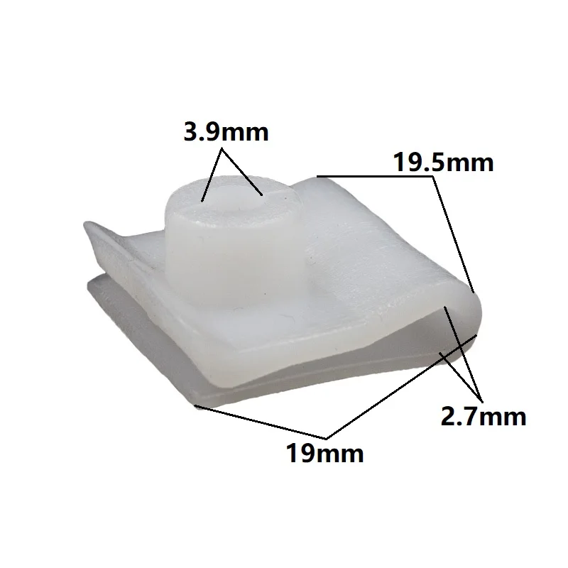 30 шт. пластиковые зажимы для кузова автомобиля белые клипсы Nissan Fender накладка на