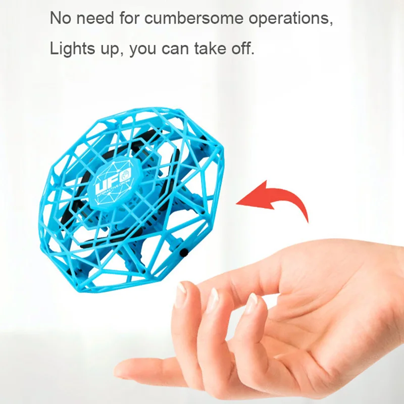 НЛО Мини Дрон Радиоуправляемый Летающий вертолет Квадрокоптер радиоуправляемая