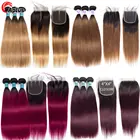 Пряди медовые блонд с застежкой пупряди с омбре с застежкой 1b 273099jбордовые прямые натуральные кудрявые пучки волос пряди Реми