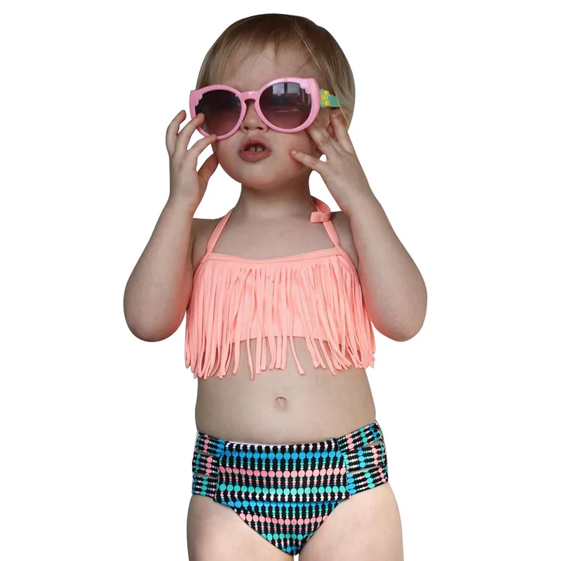 

Women Kid Baby Girl Swimwear Bikini Set Summer Striped Family Swimwear Mother And Daughter Swimsuit Bathing Suit