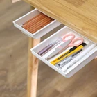 Самоклеящаяся подставка для карандашей, настольный столик, ящик для хранения, органайзер, подставка под стол, самоклеящаяся Подставка под ящик, ящик для хранения SL