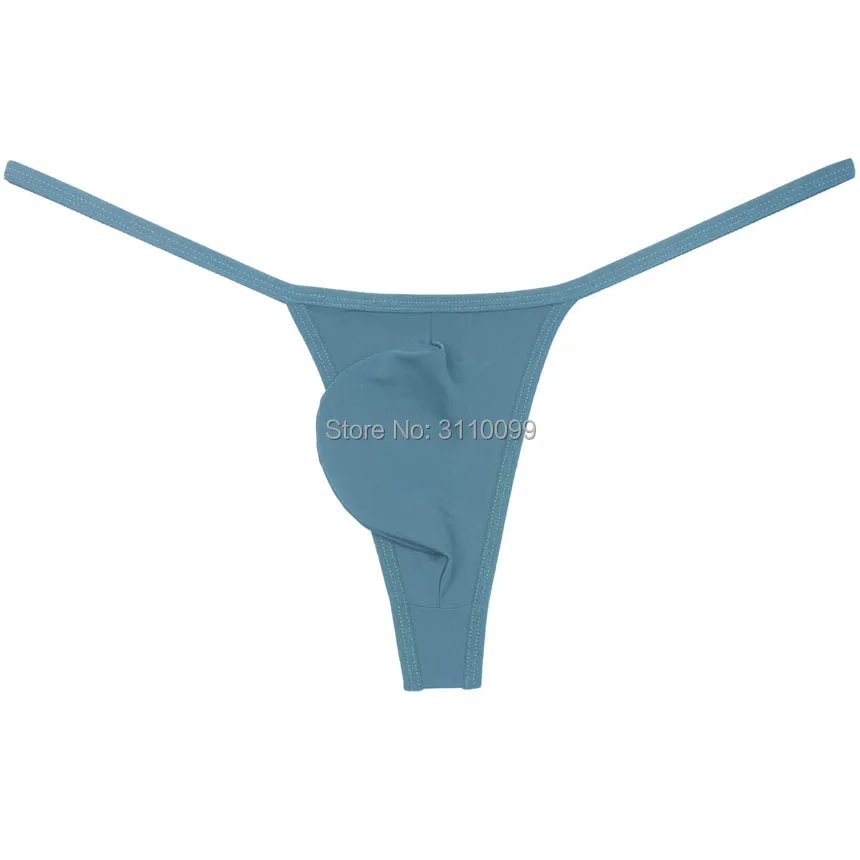 Стринги мужские шелковые стринги с Т-образной спинкой облегающие трусики |