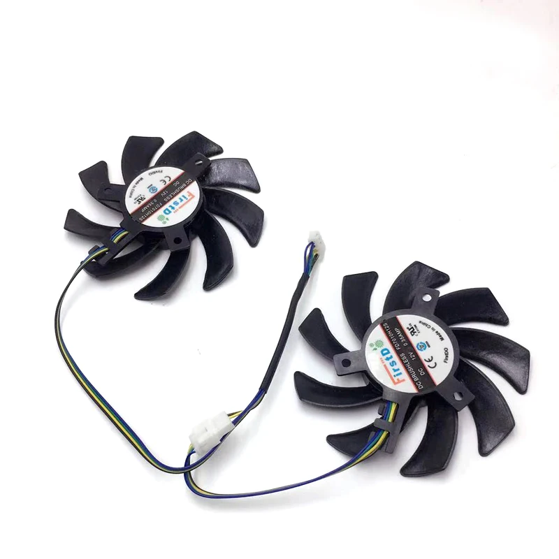 FD7010H12S FDC10H12S9-C 85 мм 4PIN R9-270X 2GB двойной охлаждающий вентилятор для XFX R9 285/280/290/290X/280X RX