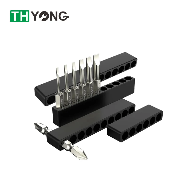 

10 шт. в комплекте 6/10/12 отверстий шестигранным хвостовиком Сверло подставка для хранения Чехол отвертка инструмент держатель Пластик Органа...