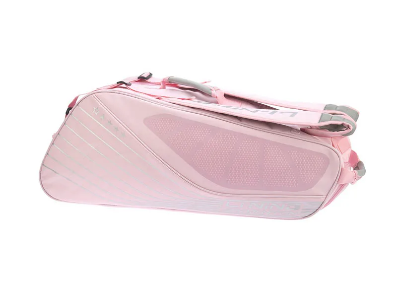 Li-Ning бадминтон ракетка сумка для 6-pack обуви карманный Профессиональный Спорт Спортивная ракетка сумка ABJP076 ZYF348