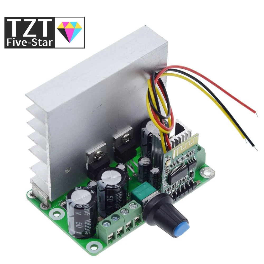 Bluetooth 4 2 TDA2030 15 Вт + двухканальный усилитель доска модуль 10В 30В с теплоотвод