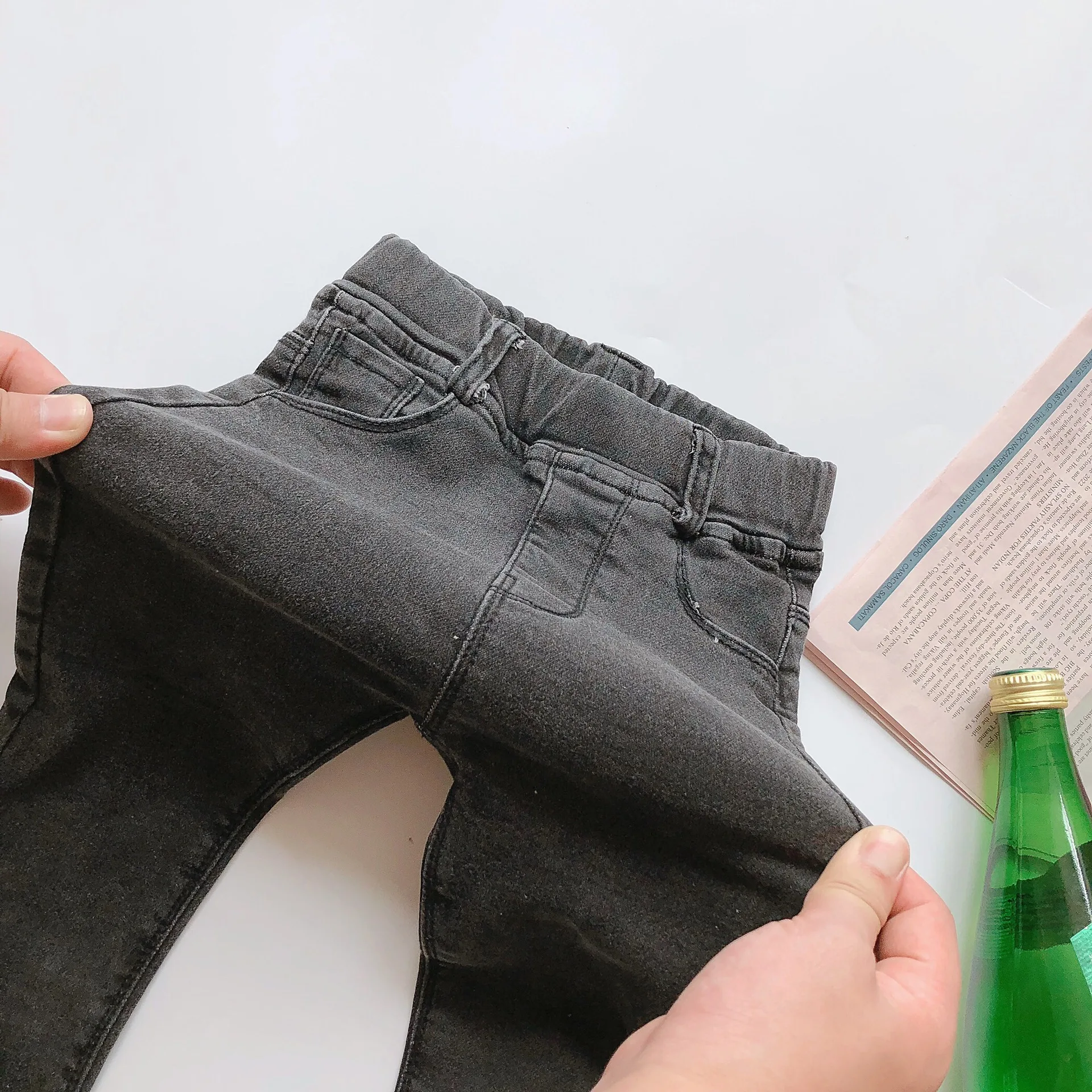 2019 г. Осень Новое поступление корейский стиль хлопковые однотонные повседневные