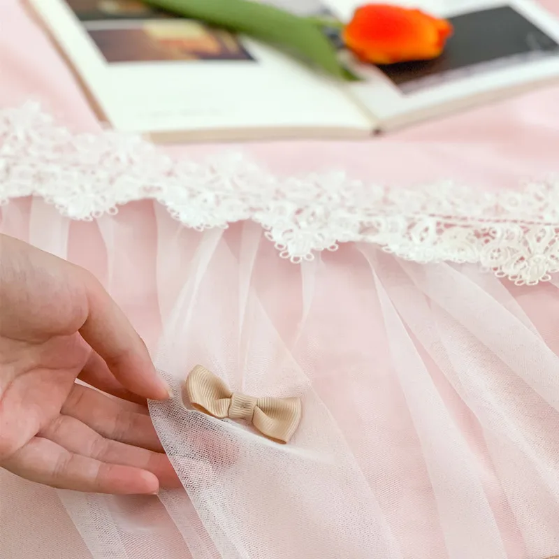 2020 милый набор пододеяльников с вышивкой Королевский размер Египетский хлопок