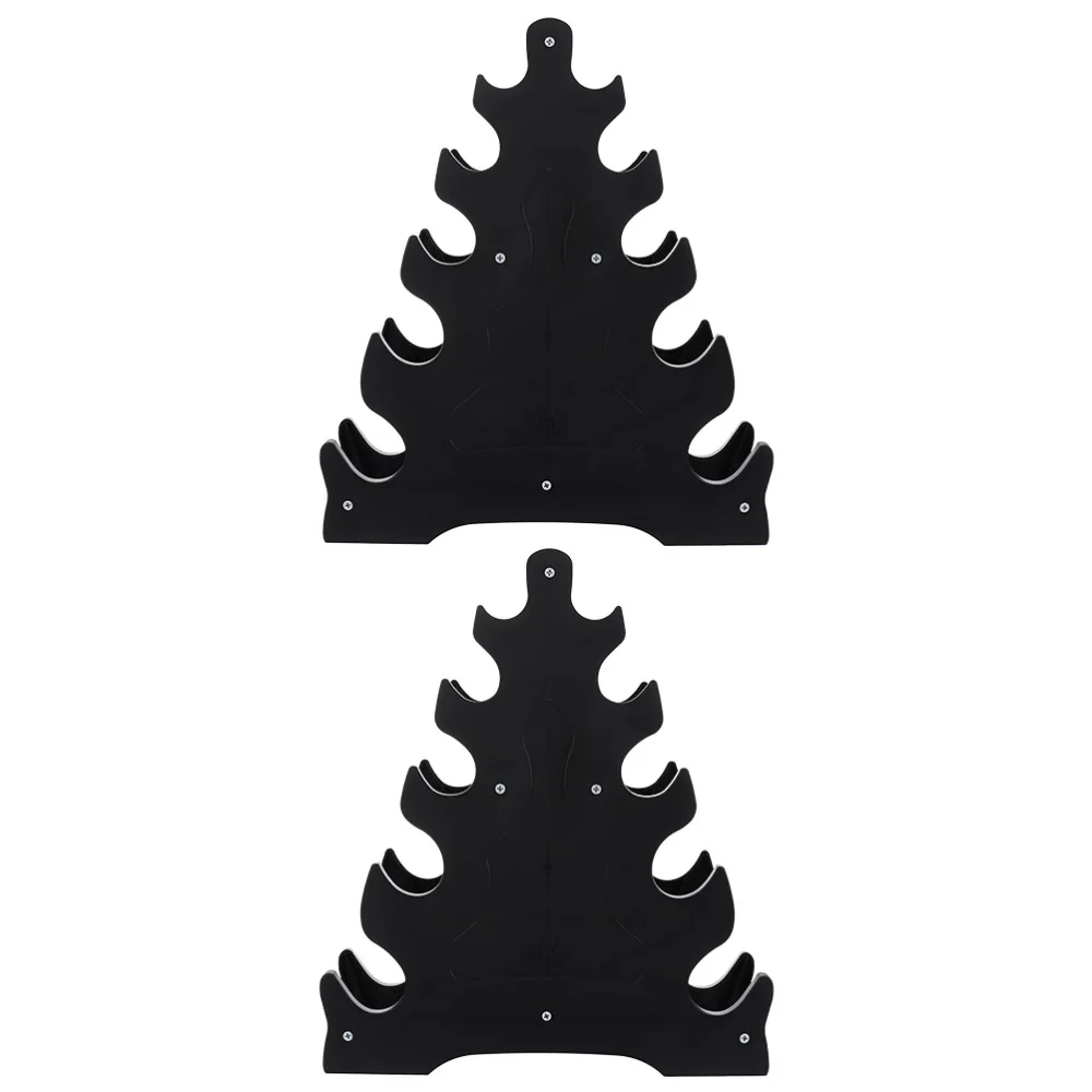 

2pcs Workout Tree Stand Dumbbell Holder Dumbbell Storage Rack (5-Tier)