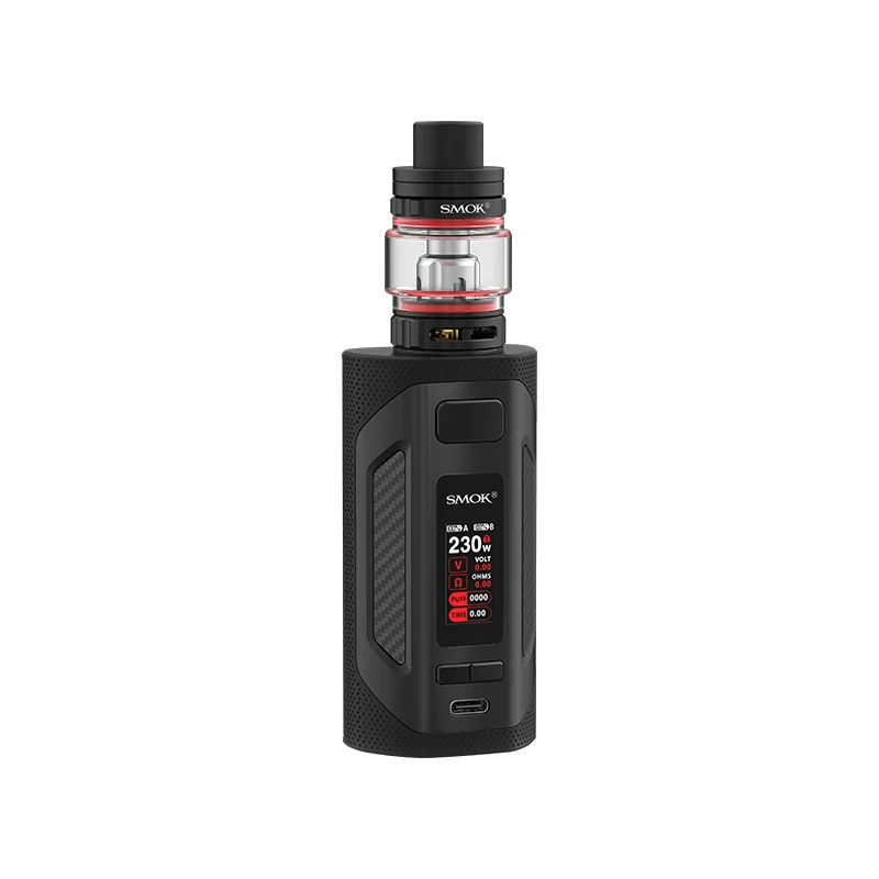 Оригинальный набор для вейпа SMOK Rigel с боксмодом мощностью 230 Вт TFT-экран емкость TFV9