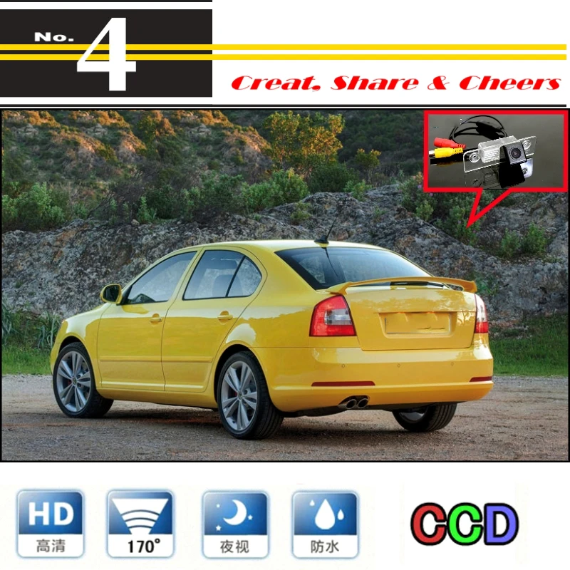 Автомобильная камера для Skoda Octavia 1U MK1 1Z Laura MK2 1996 ~ 2014 Высококачественная заднего