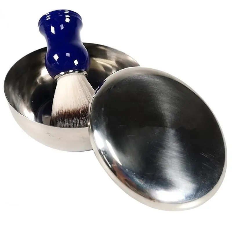 1 шт. чаша для бритья из нержавеющей стали легкая и прочная портативная