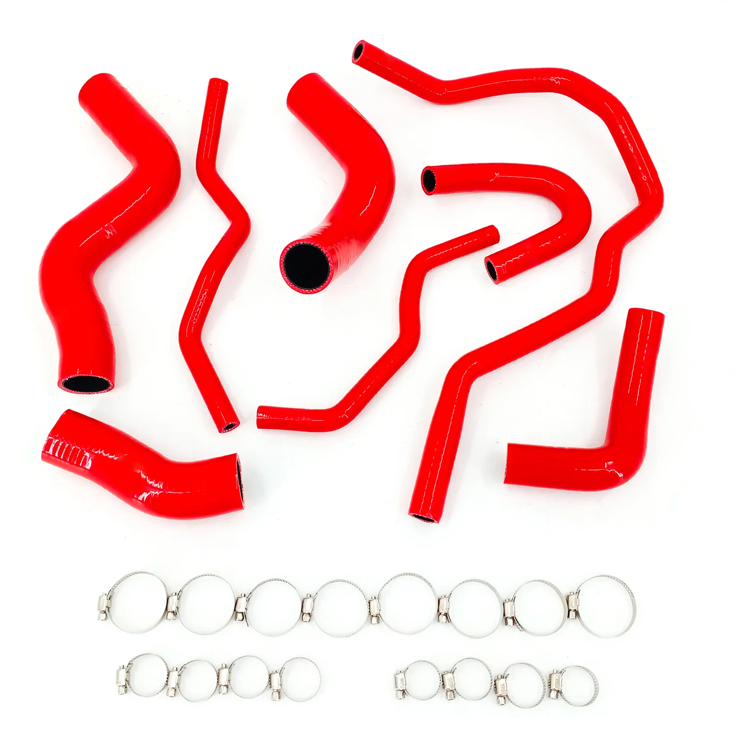 

Arslano Turbo Silicone Radiator Coolant Heater Hose Kit Clamps Replacement for VW Golf GTi MK5 MKV 2.0 TFSI