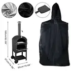 Чехол для печи для пиццы, устойчивый к атмосферным воздействиям, водонепроницаемый, для садовой мебели, пылезащитный чехол для уличной садовой мебели, 160x37x50 см
