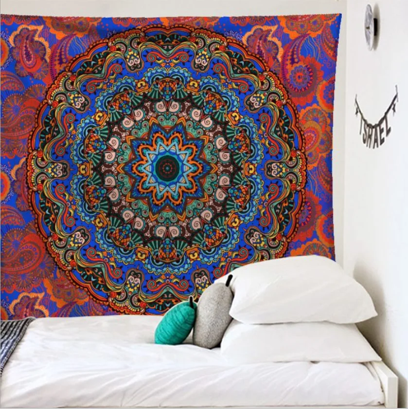 

Bohemian decor tapestry wall decoration throw Tapestry table boho decoration tapestries wall Mandala Carpet Yoga Mat Home Decor
