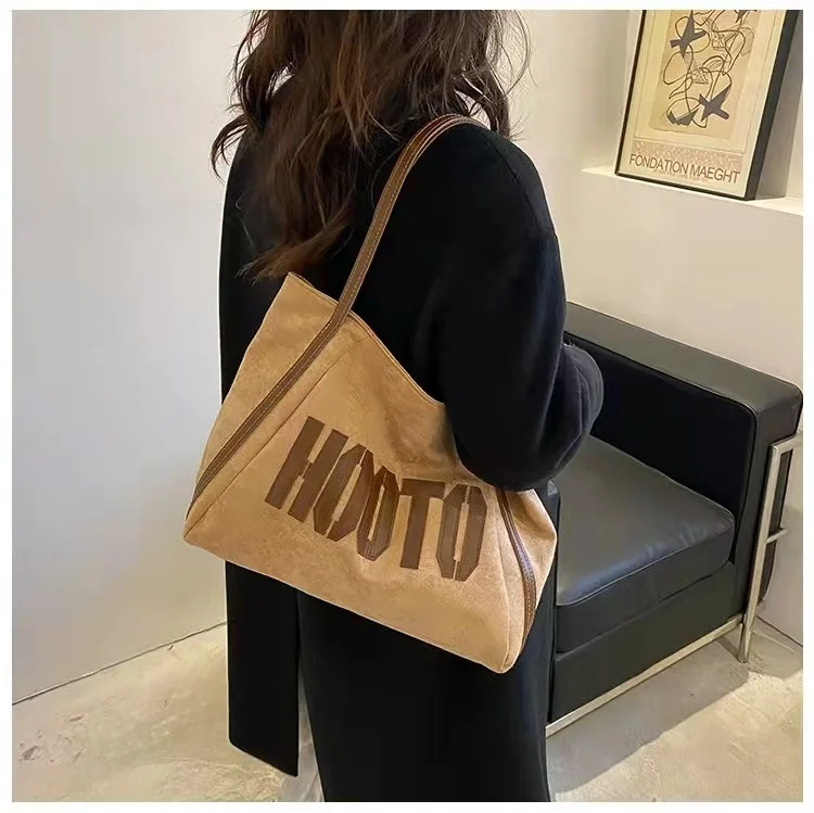 2021 new large-capacity women's bag all-match commuter one-shoulder tote bag