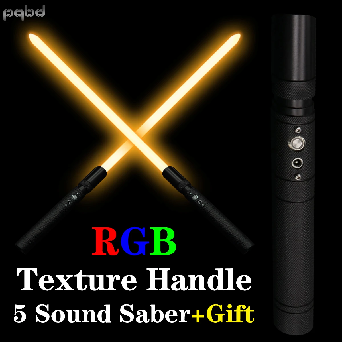 

Текстусветильник световой меч pqbd RGB, 11 цветов, матовая металлическая ручка, 5 звуковых комплектов светильник вой меч FX Blaster, лазерный меч, кос...