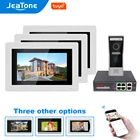 JeaTone Tuya Smart app WIFI IP 7 дюймов сенсорный экран видео домофон проводной дверной звонок Дверной динамик система контроля доступа