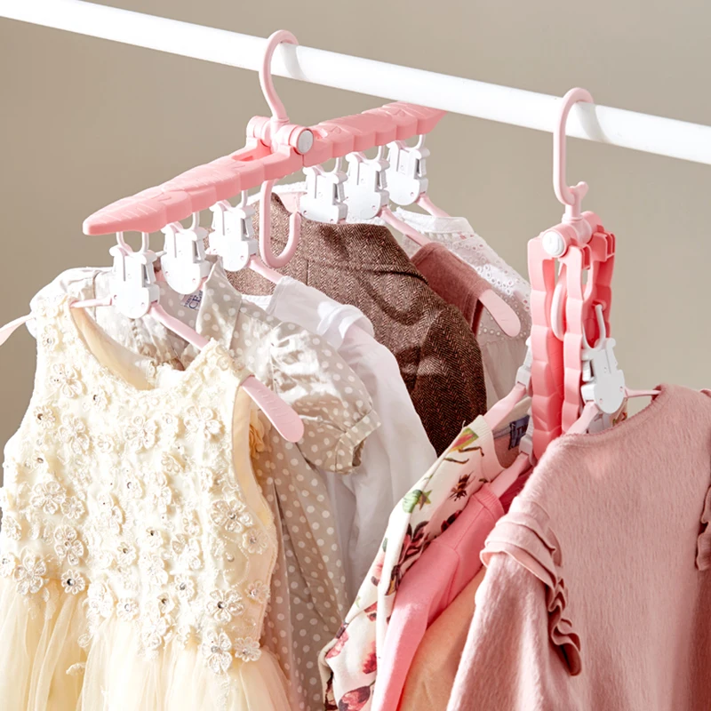 Вращающаяся вешалка для одежды DIY складной органайзер многофункциональная