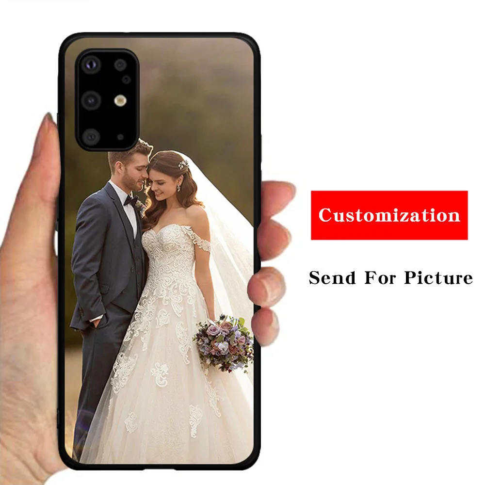 

For Samsung S6 S7 S8 S9 S10 S11 S20 Plus S20 Ultra M10 20 Note 20 8 9 10 Plus Custom Photo DIY Picture Case Black TPU Cover