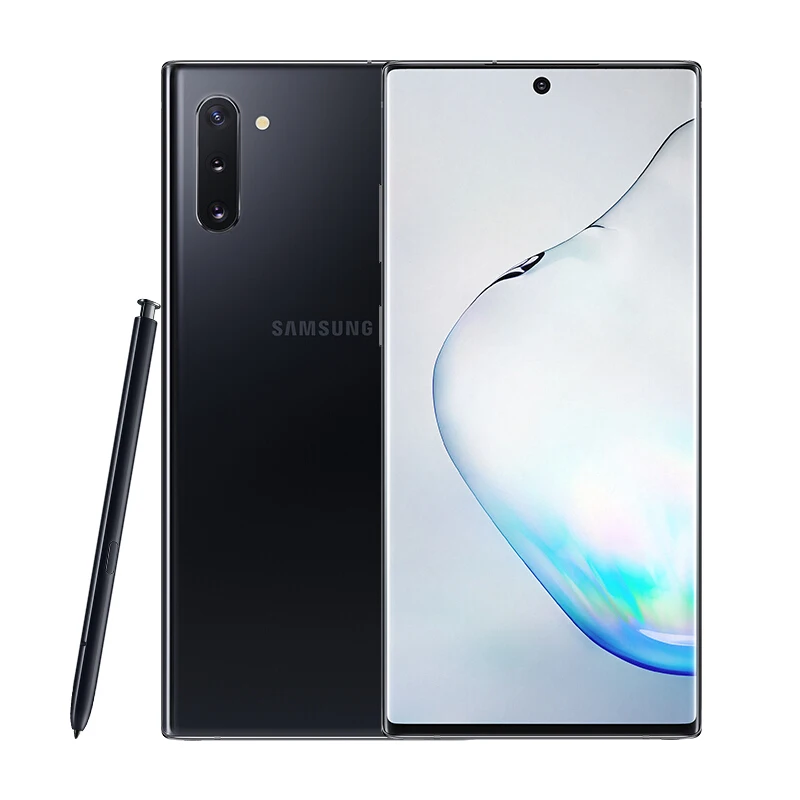 8G 256G Black Samsung Galaxy Note 10 Android9.0 6," AMOLED Полный экран 2280*1080 8G 256G отпечаток пальца+ лицо ID 3500 мАч Восьмиядерный 4 камеры S ручка - Цвет: 8G 256G Black