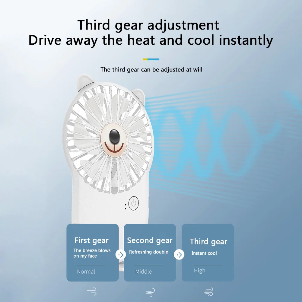 

Mini Electric Handheld Fan Portable USB Charging Fans for Student Dormitory