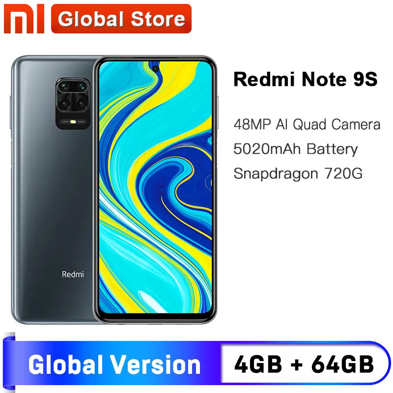 Смартфон Xiaomi глобальная версия 64 ГБ 4 Гб Snapdragon 720G восемь ядер 5020 мАч|Смартфоны| |