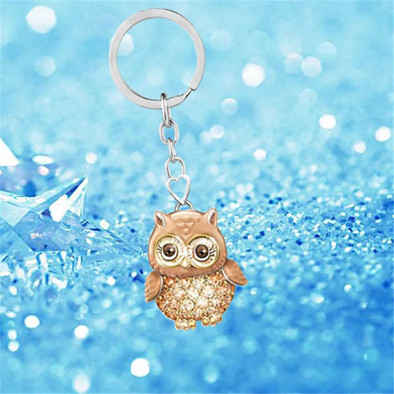 Модный изящный милый мультяшный слон кулон брелок пчела сова Божья коровка