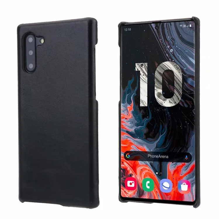 Note10+ ретро матовый чехол из натуральной кожи для телефона samsung Galaxy Note 10 9 S10 S9 Plus Note10 Простой деловой чехол