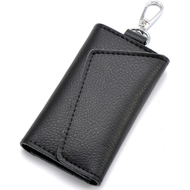 B077c Miyahouse из натуральной кожи, мини-сумка для карт, унисекс, Автомобильный ключ, сумка, бумажник ключница, чехол для ключей для женщин, брелок для ключей для мужчин, органайзер, чехол - Цвет: B077c